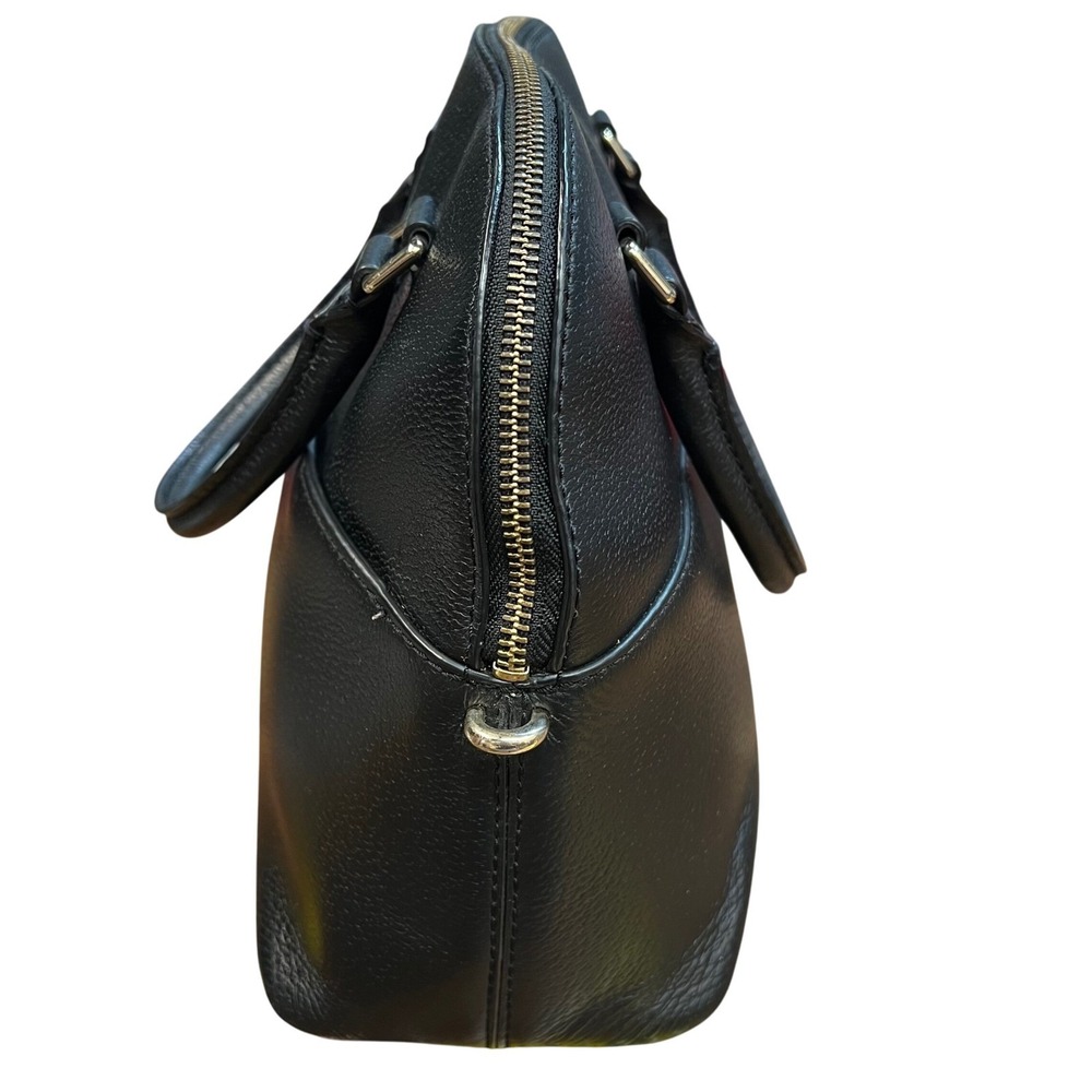Kate Spade Grove Street Carli WKRU4192 Black Leather Satchel Dome Bag - Picture 5 of 7
